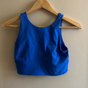 Lululemon High Neck Bra - Sz 6 - blue - EUC